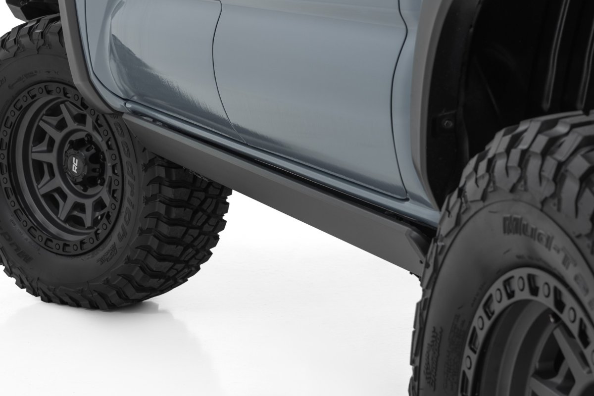 Toyota Tacoma Power Running Boards - Rough Country - 6-Inch All-Season Aluminum - '05-'23